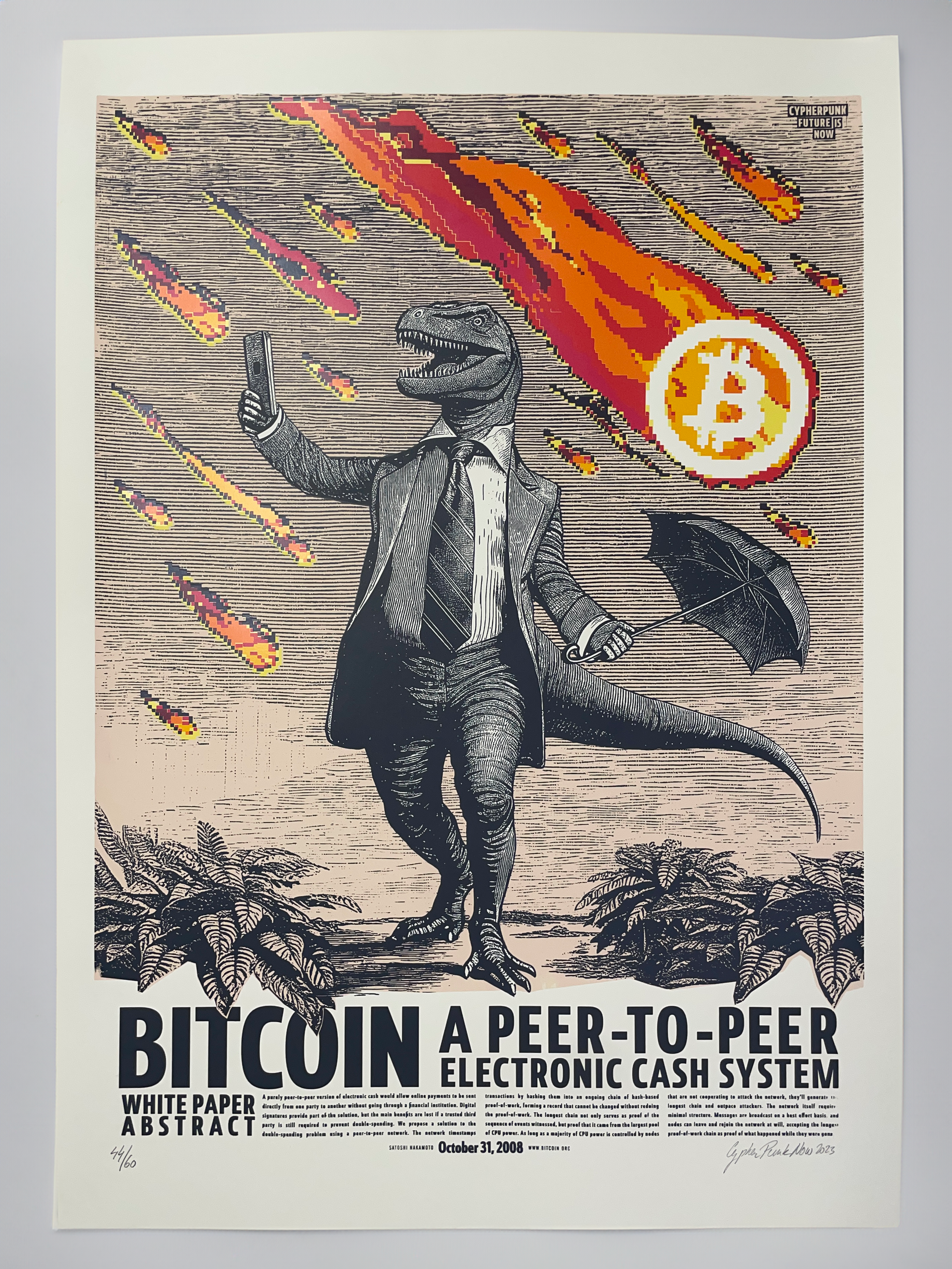 Cypherpunk Now | BITCOIN WHITE PAPER 2023 | View certificate