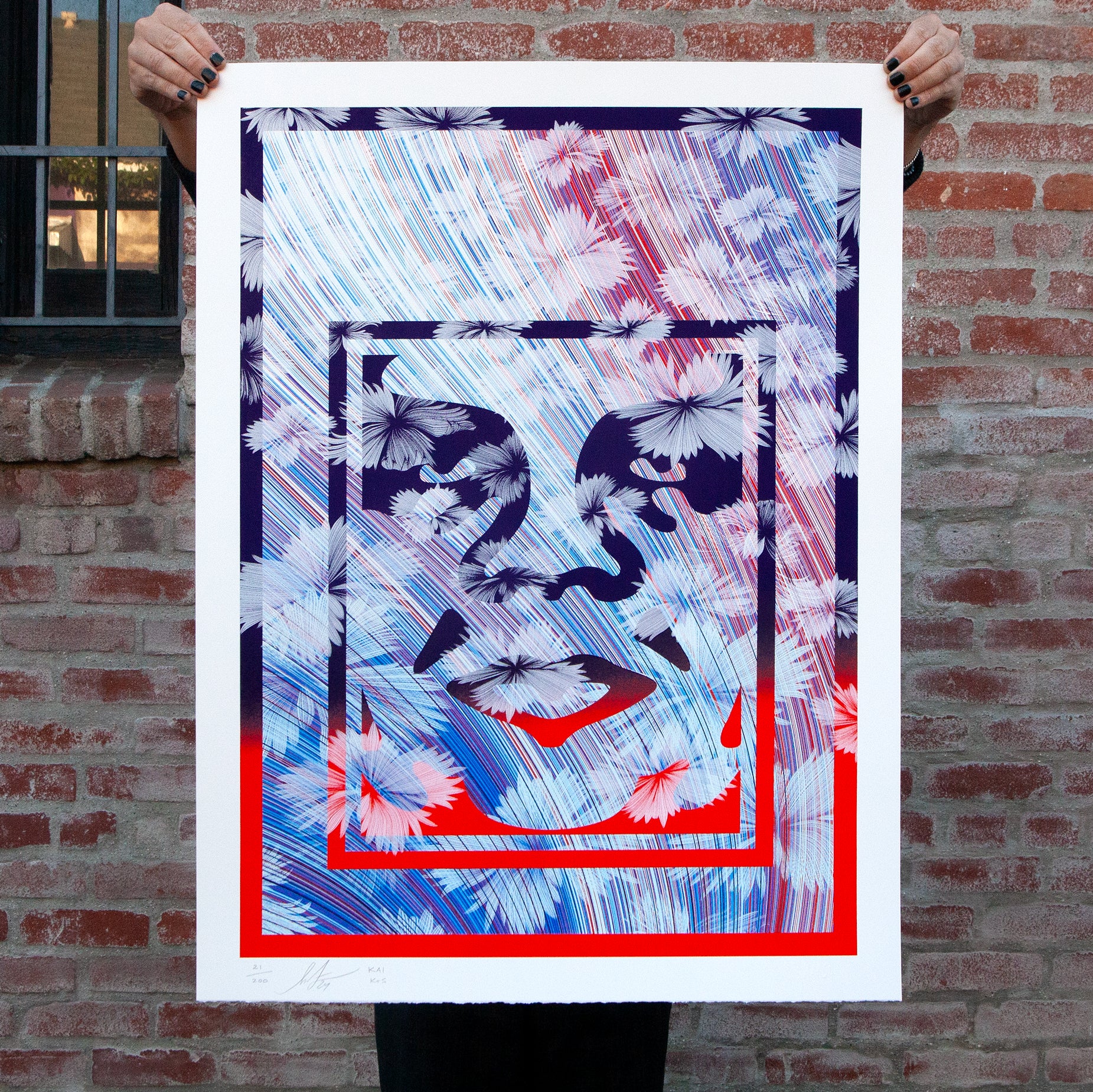 レア！Shepard Fairey(OBEY)xMike Giant サイン入り Shepard Fairey | OBEY GIANT - Limited Signed Playing Cards