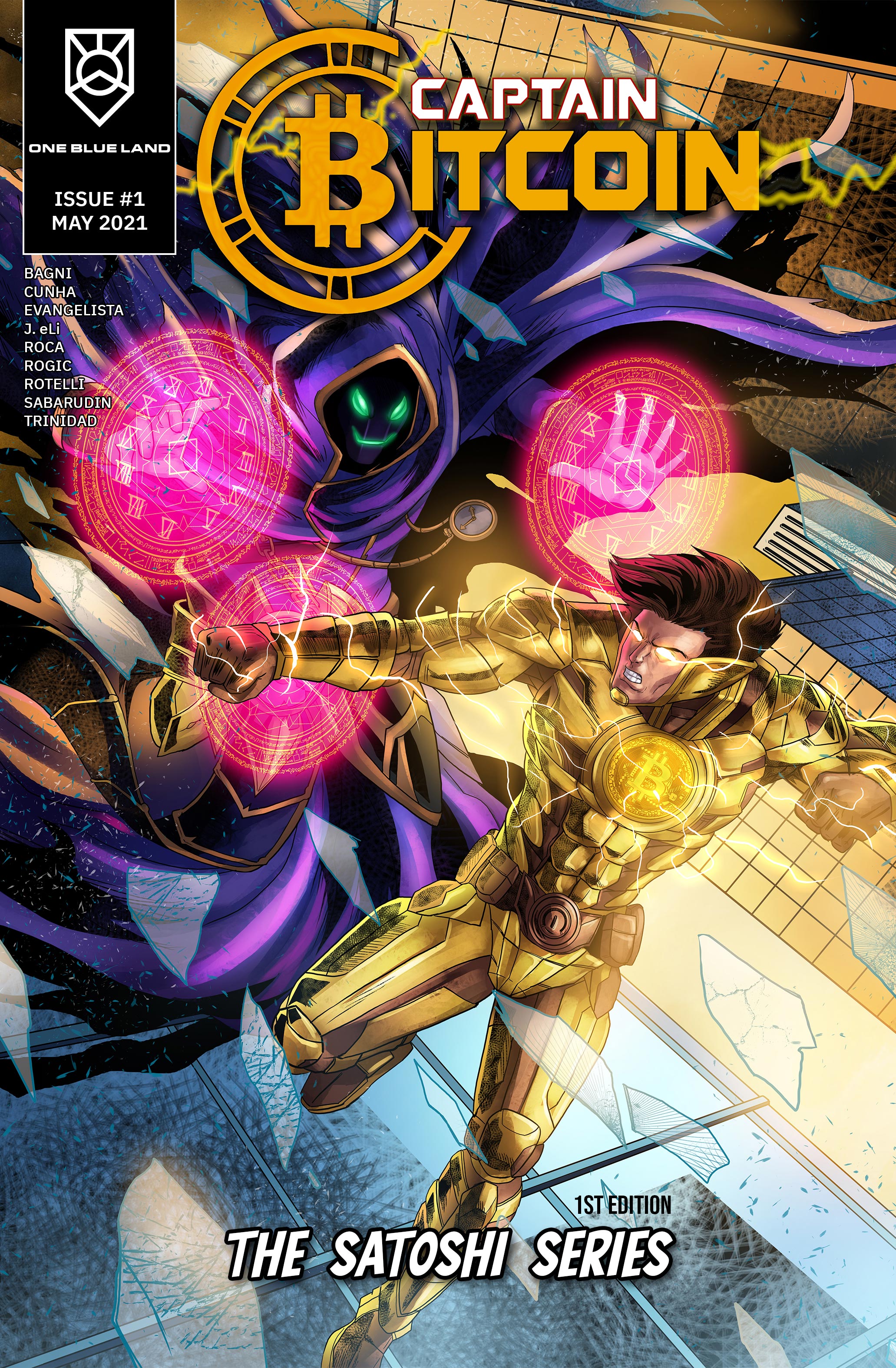 Austin Evangelista | Captain Bitcoin Comic Book: Issue #1 (1st Edition  Version) | View certificate